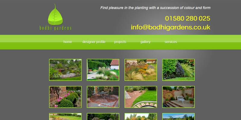 Bodhi Garden's website
